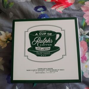 Ralph Lauren Coffee Cup & Saucer Set